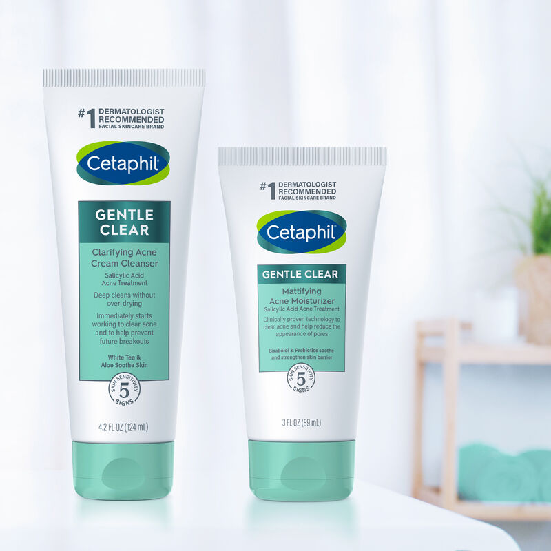 Cetaphil Gentle Clear Clarifying Acne Cream Cleanser