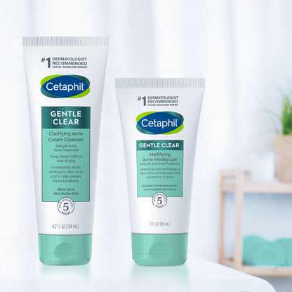 Cetaphil Gentle Clear Clarifying Acne Cream Cleanser