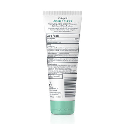 Cetaphil Gentle Clear Clarifying Acne Cream Cleanser