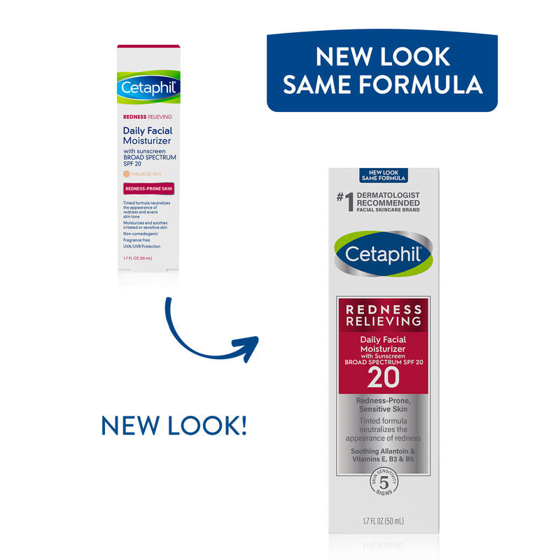 Cetaphil Redness Relieving Daily Facial Moisturizer SPF 20 Cetaphil
