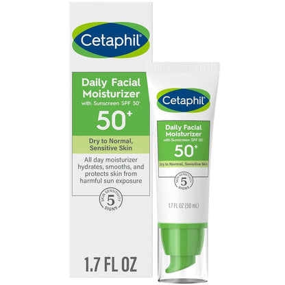 Cetaphil Daily Facial Moisturizer with Sunscreen SPF 50+