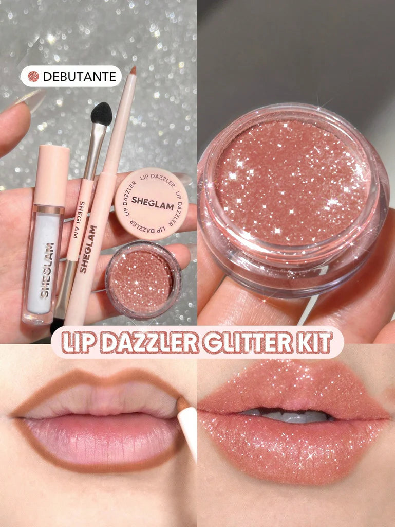 SHEGLAM Lip Dazzler Glitter Kit