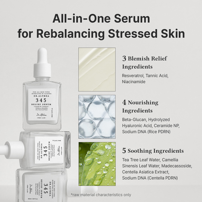 345 3-Step Skincare Routine (Serum + Cream + Mist)