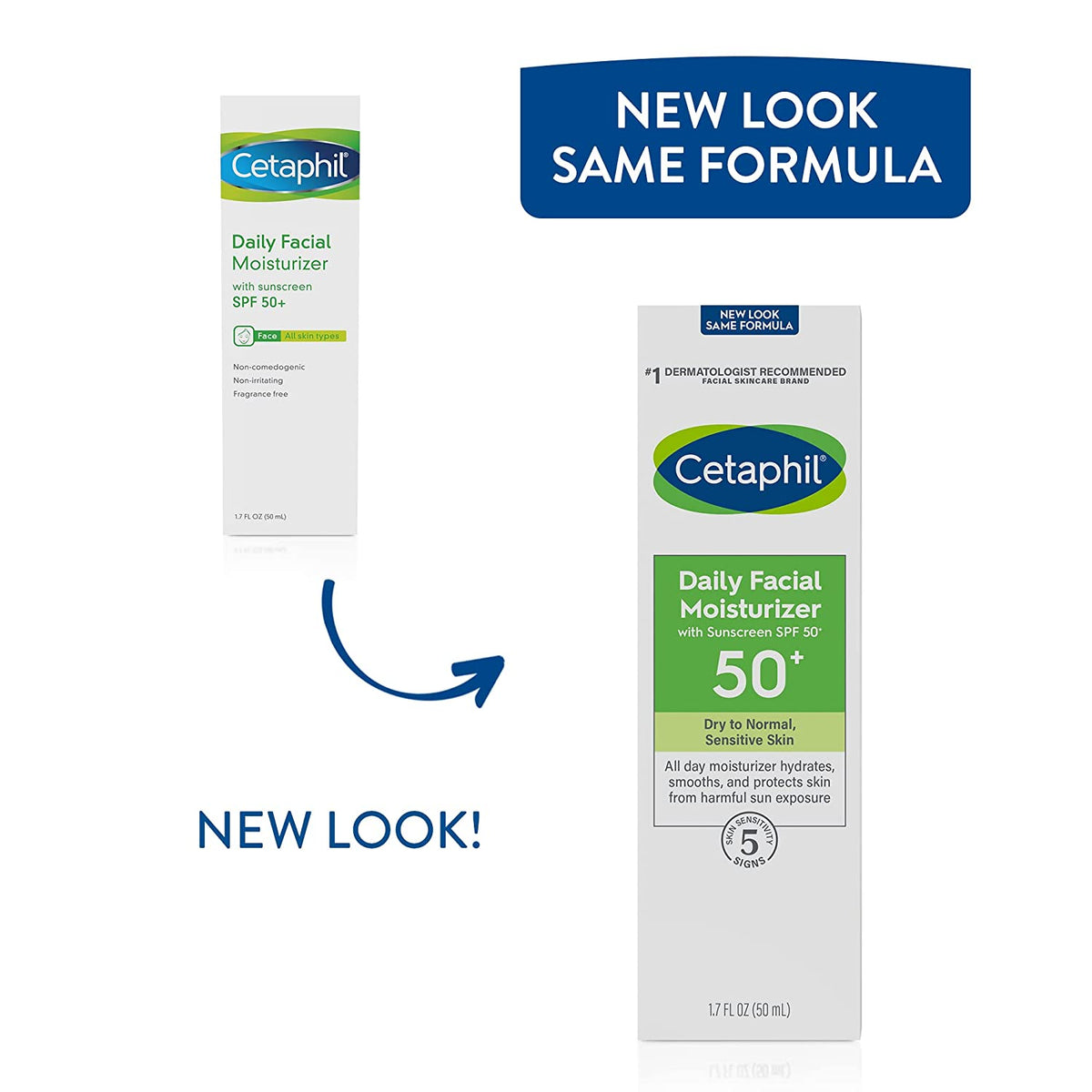 Cetaphil Daily Facial Moisturizer SPF 50+ Cetaphil
