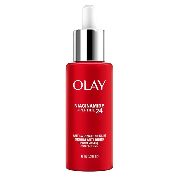 Olay Niacinamide24 + Vitamin E Age Defy Serum – Hydrating &amp; Smoothing Facial Serum