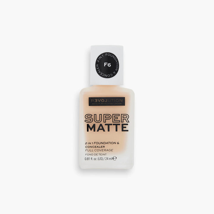 Revolution Relove Super Matte 2 in 1 Full Coverage Foundation & Concealer