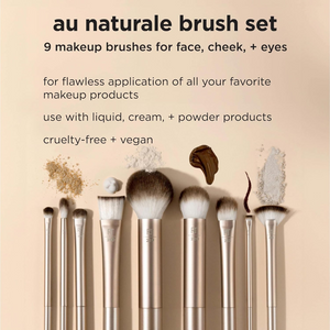 Real Techniques Au Naturale 9 Piece Glow Makeup Brush Set Real Technique