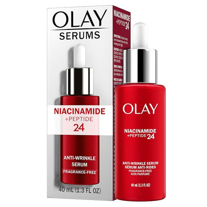 Olay Niacinamide24 + Vitamin E Age Defy Serum – Hydrating &amp; Smoothing Facial Serum