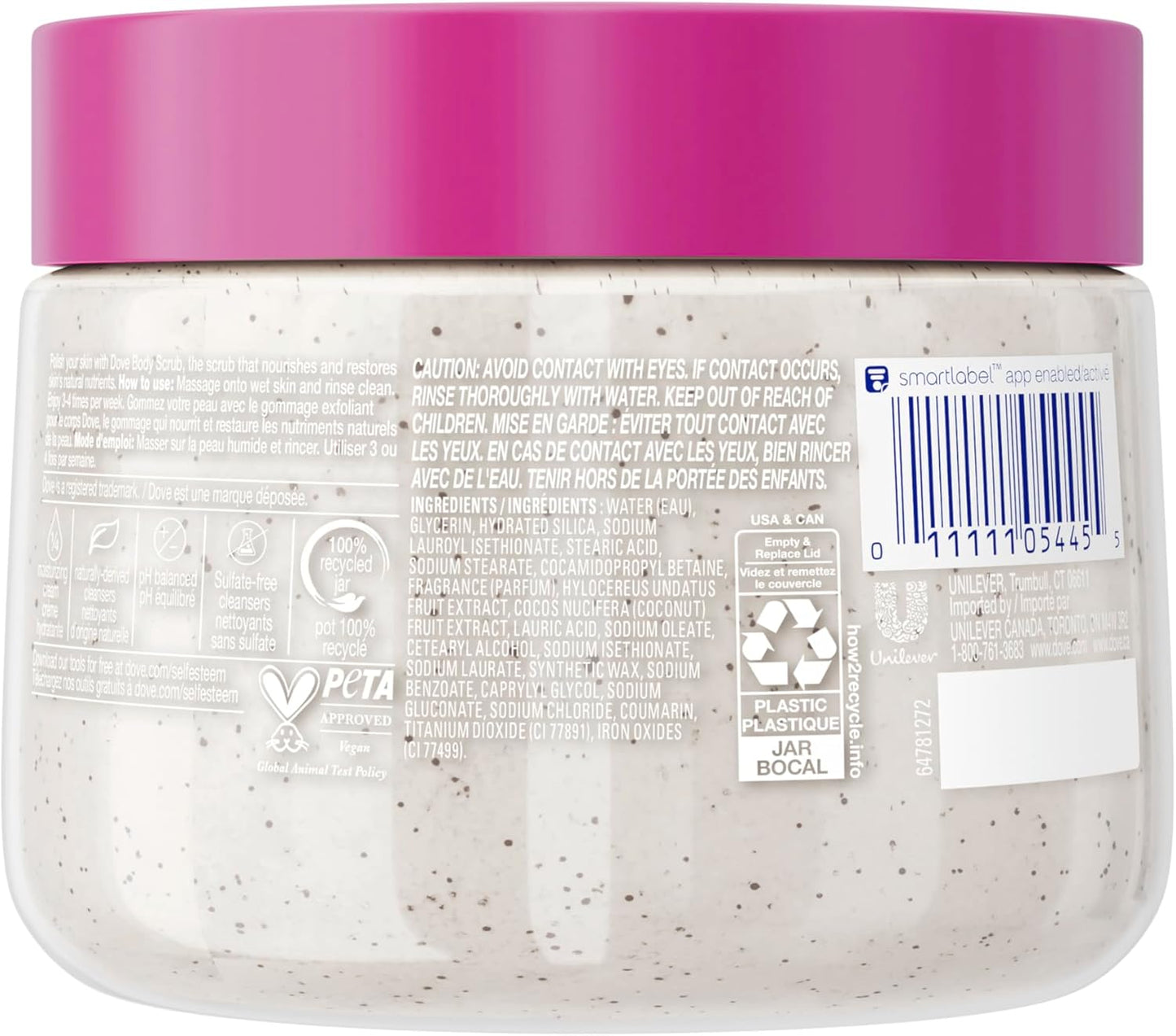 Dove Body Scrub Dragon Fruit & Coconut Cream Body