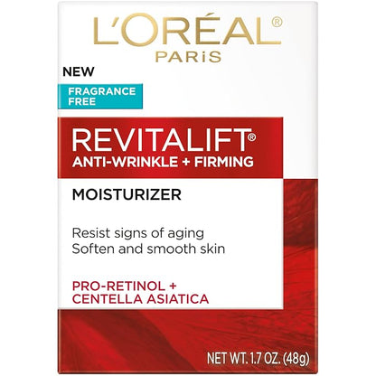 L’Oréal Paris RevitaLift Anti-Wrinkle + Firming Moisturizer Fragrance Free