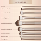 Real Techniques Au Naturale 9 Piece Glow Makeup Brush Set