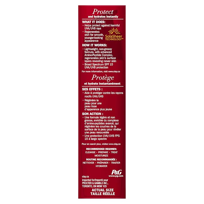 Olay Regenerist Regenerating Lotion with Sunscreen SPF 15