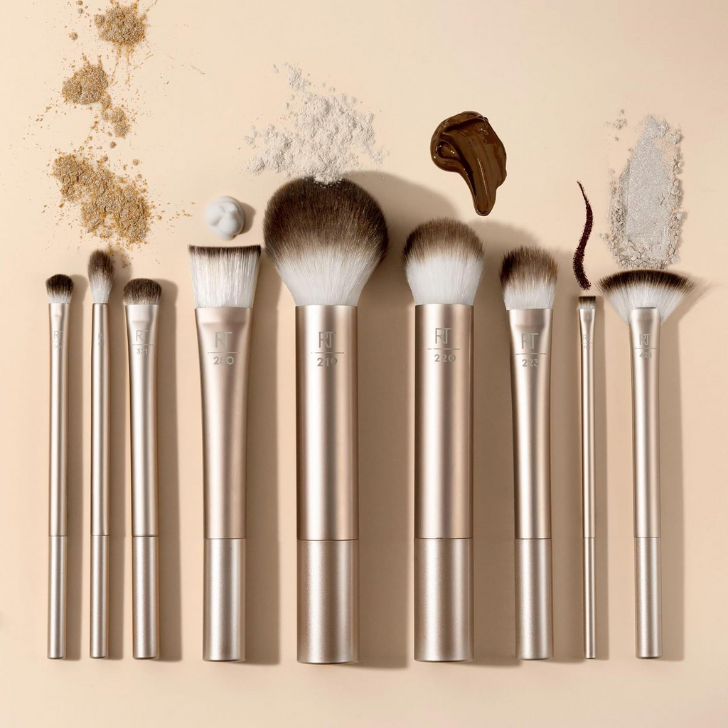 Real Techniques Au Naturale 9 Piece Glow Makeup Brush Set