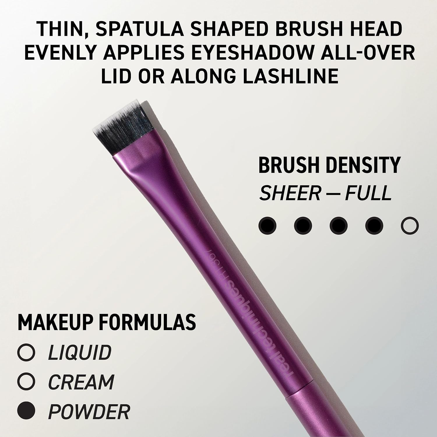 Real Techniques Big Blends Energy Brush + Dual-Sided Puff Set – 6 Piece Set