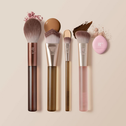 Real Techniques, New Nudes 2.0, Blurred Base Set | Bonus mini powder puff