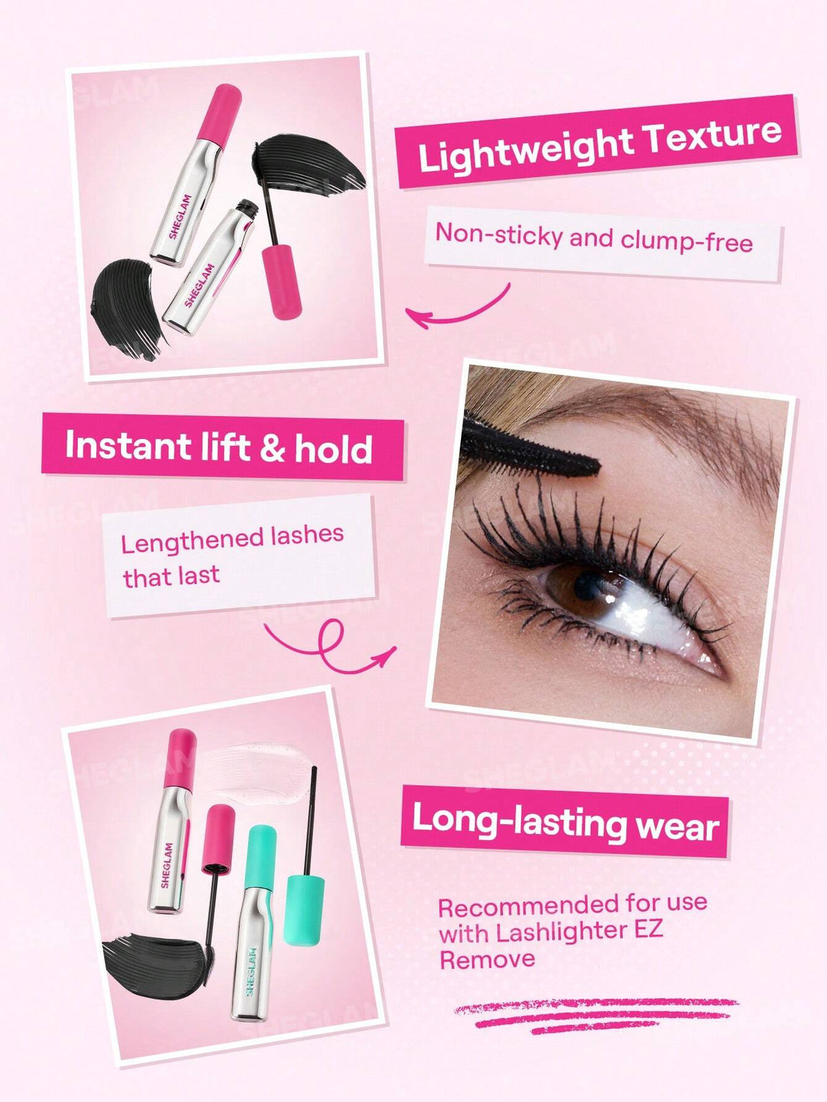 SHEGLAM Lashlighter Up & Out Mascara