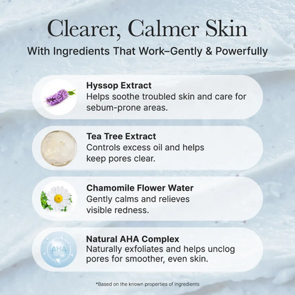 ARENCIA Hyssop Sebum Control Rice Cake Cleanser