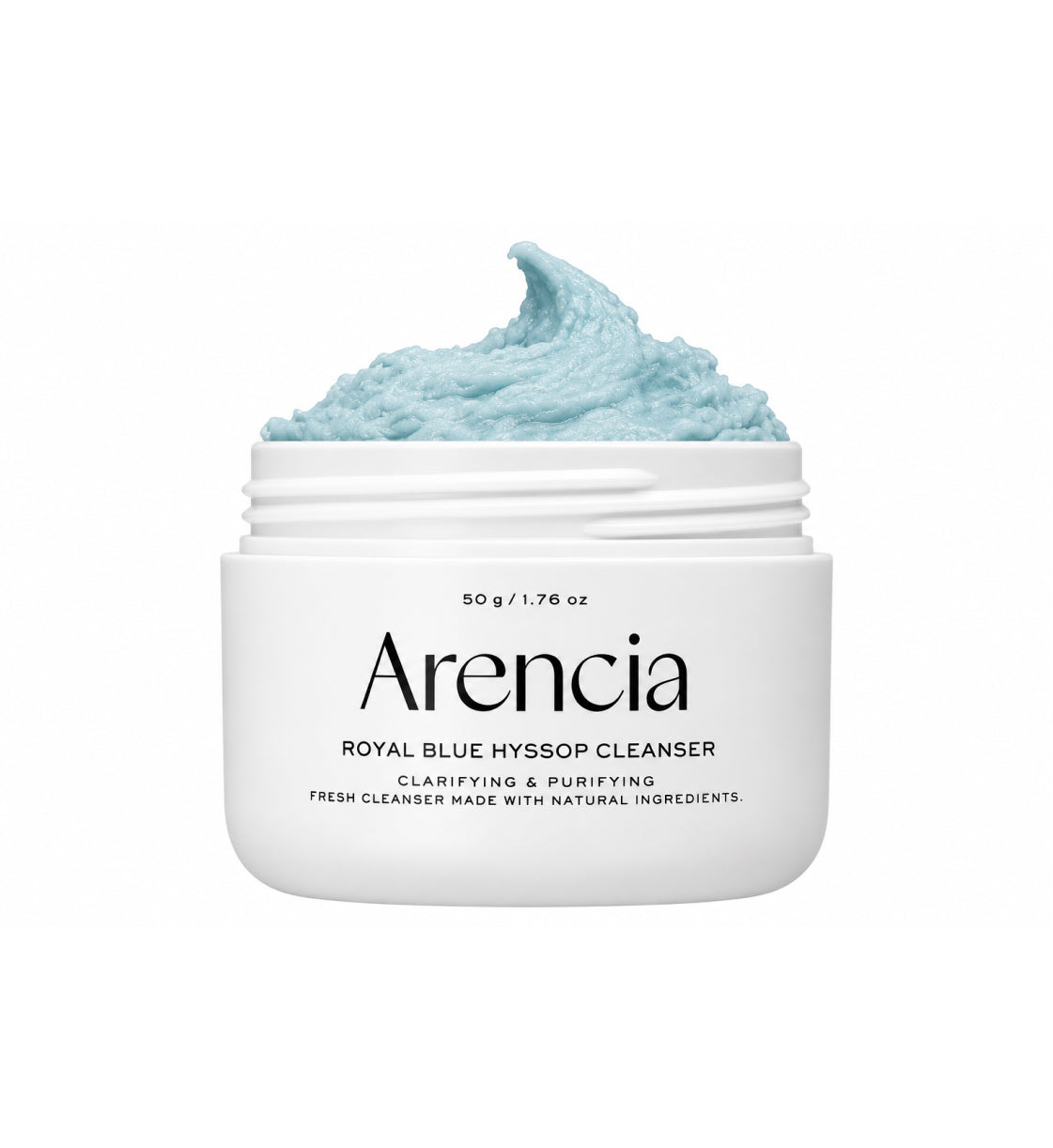 ARENCIA Royal Blue Hyssop Rice Mochi Cleanser