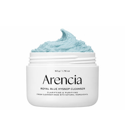 ARENCIA Royal Blue Hyssop Rice Mochi Cleanser 120g