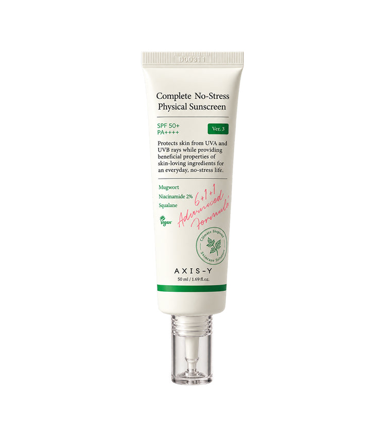 AXIS-Y Complete No-Stress Physical Sunscreen SPF50+ PA++++ 10ml