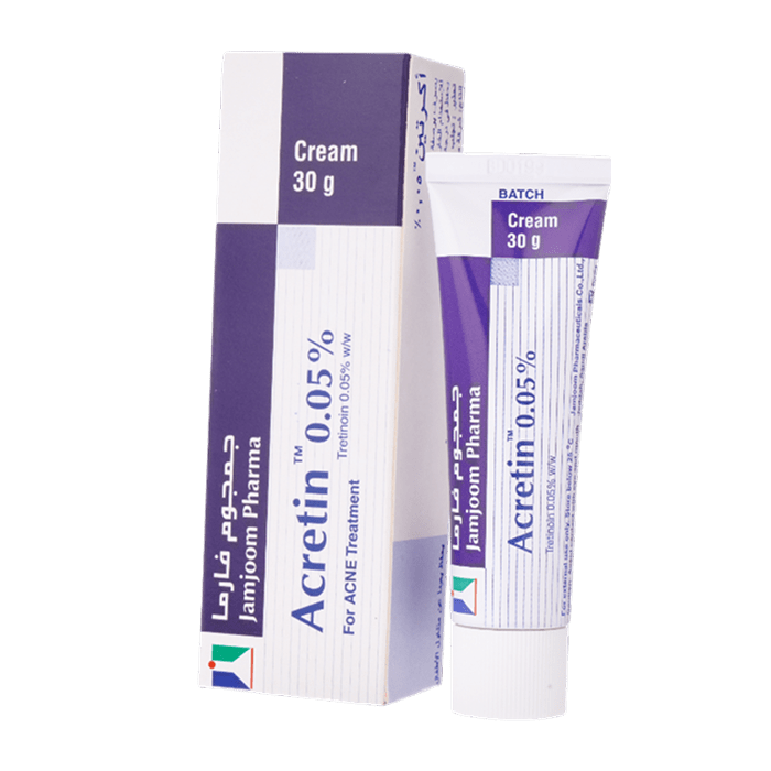 Jamjoom Pharma - Acretin .05% Cream for Acne Treatment
