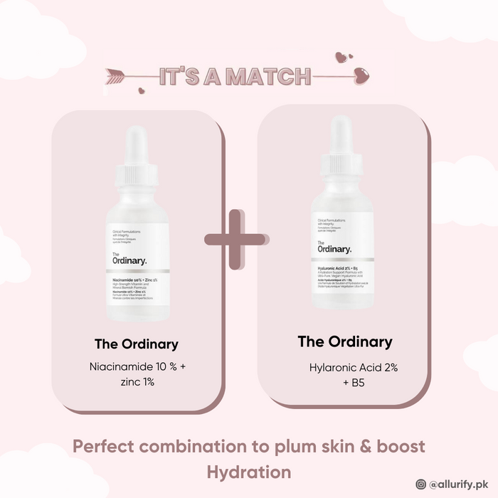 The Ordinary  Perfect Combination to Plum Skin and Boost Hydration