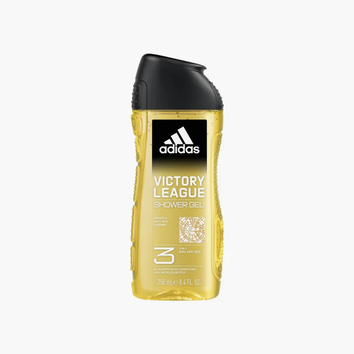 Adidas Victory League Shower Gel 3-In-1 Body Hair Face