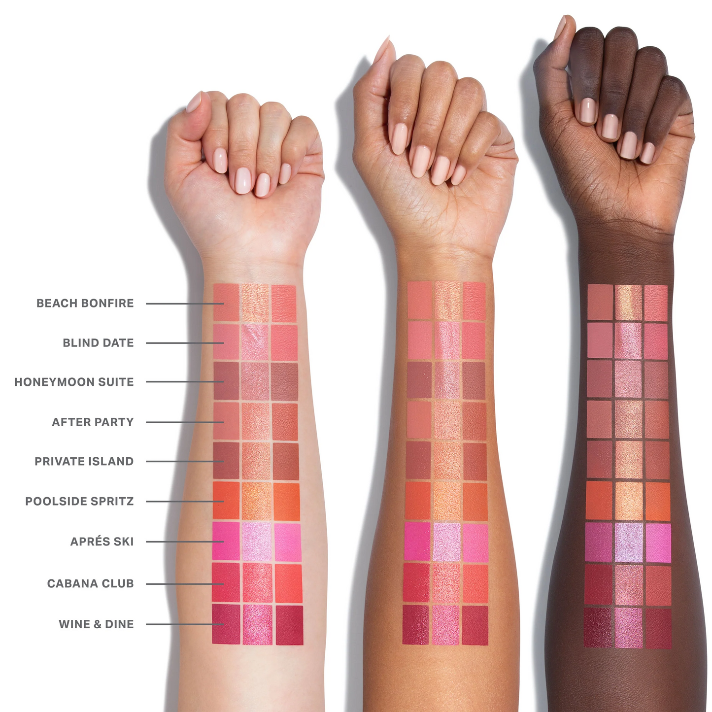Morphe Cheek Thrills Multi-Finish Face Trio - Wine & Dine