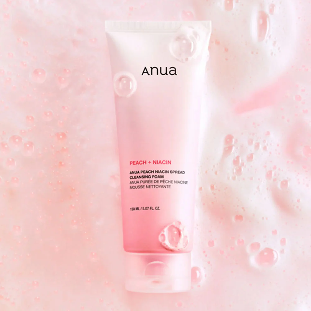 Anua Peach Niacin Spread Cleansing Foam