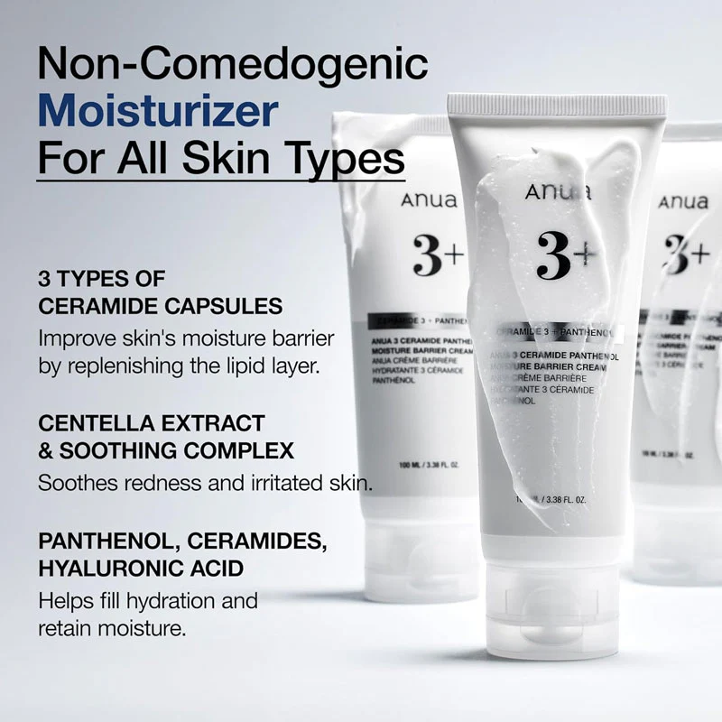 Anua 3 Ceramide Panthenol Moisture Barrier Cream