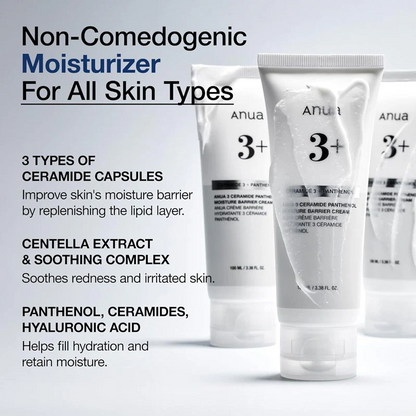 Anua 3 Ceramide Panthenol Moisture Barrier Cream