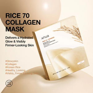 Anua Rice 70 Glow Collagen Mask Anua