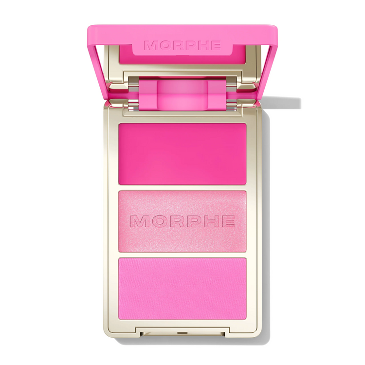 Morphe Cheek Thrills Multi-Finish Face Trio - yatch day