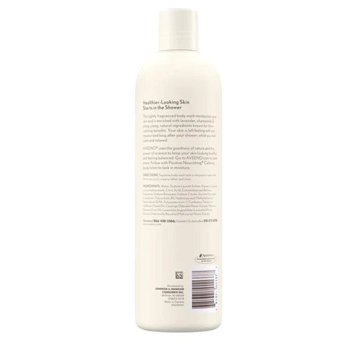 Aveeno Positively Nourishing Calming Body Wash - cap damaged