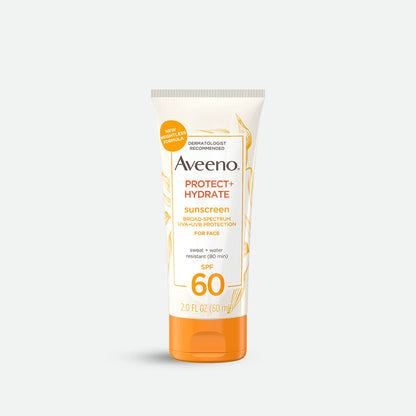 Aveeno Protect + Hydrate Sunscreen Face Lotion SPF 60