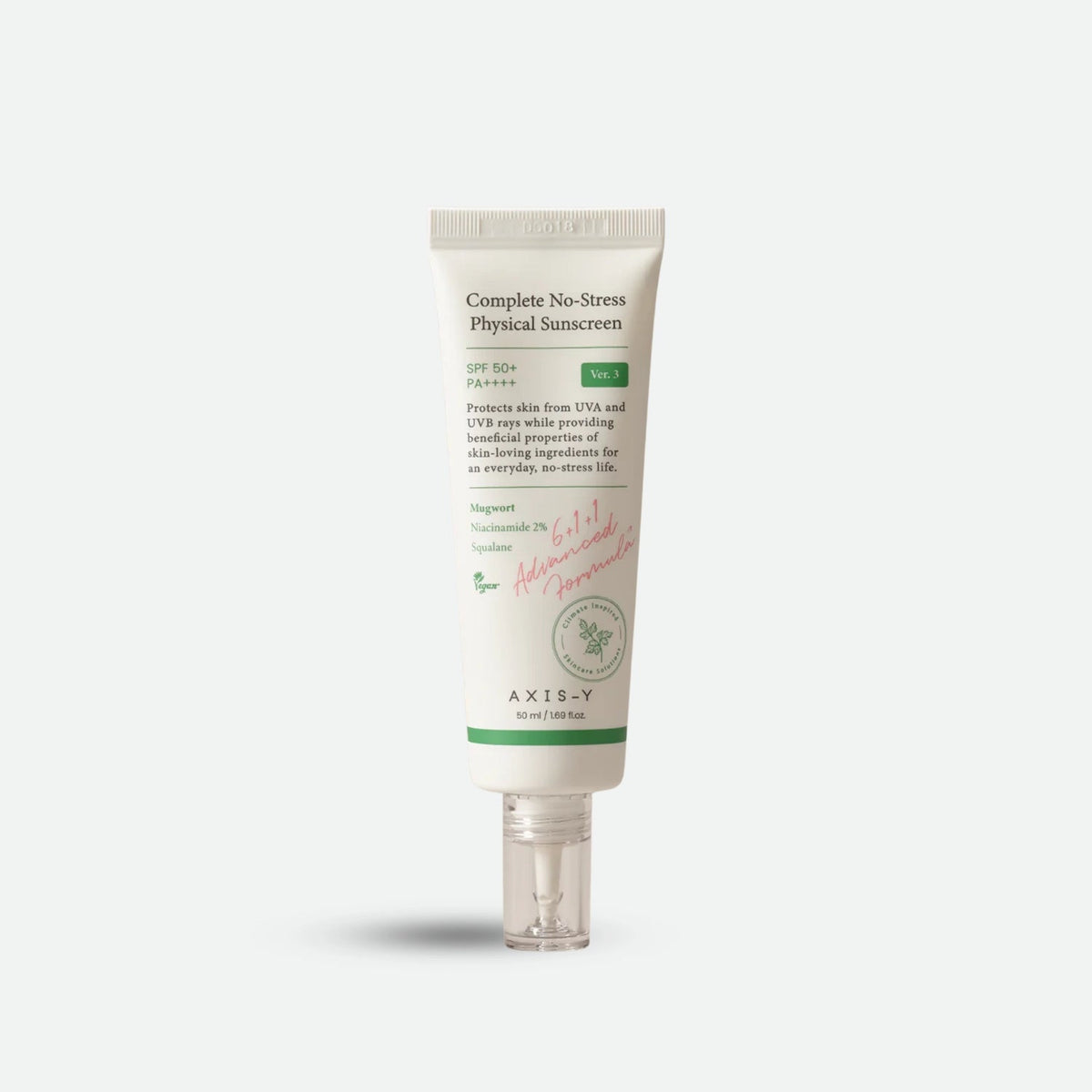 AXIS-Y Complete No-Stress Physical Sunscreen SPF50+ PA++++ Axis Y