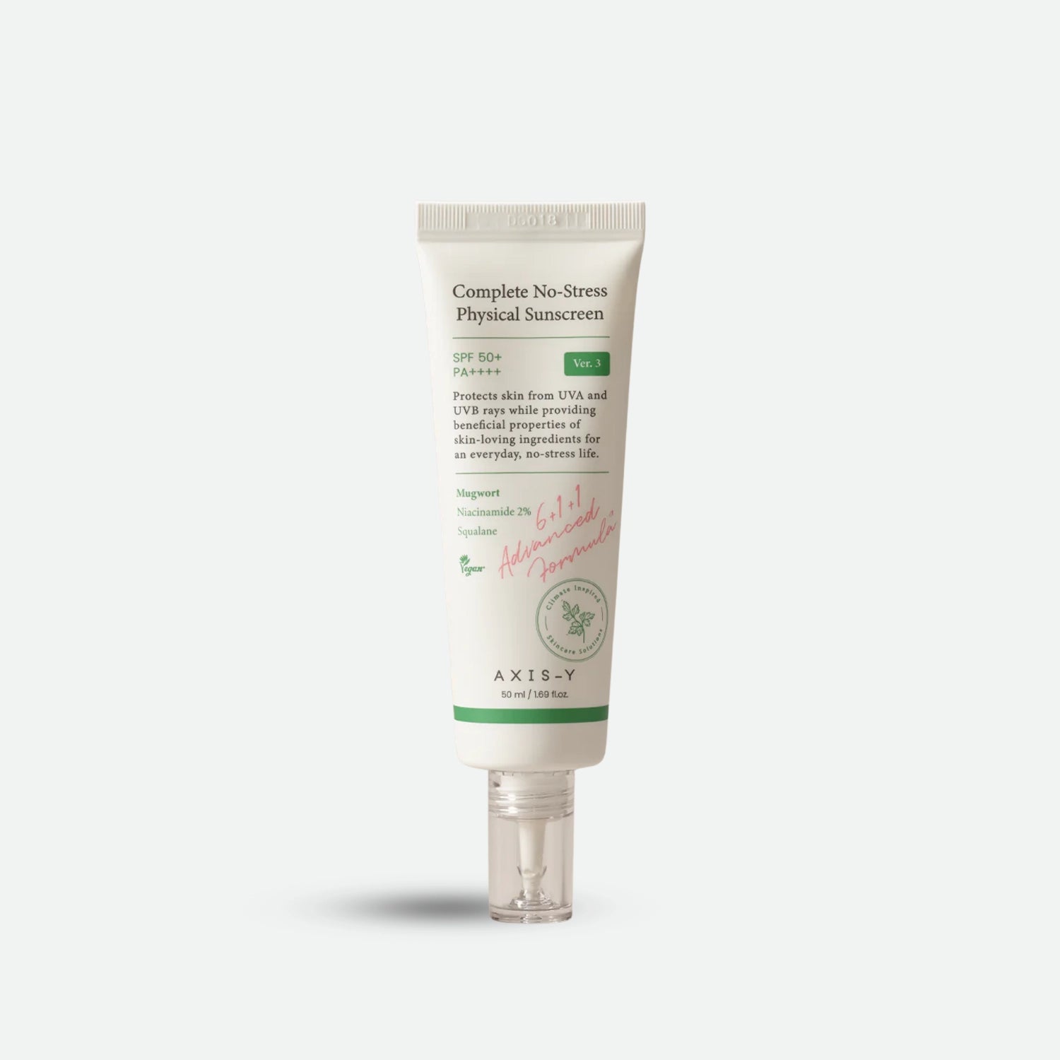 AXIS-Y Complete No-Stress Physical Sunscreen SPF50+ PA++++