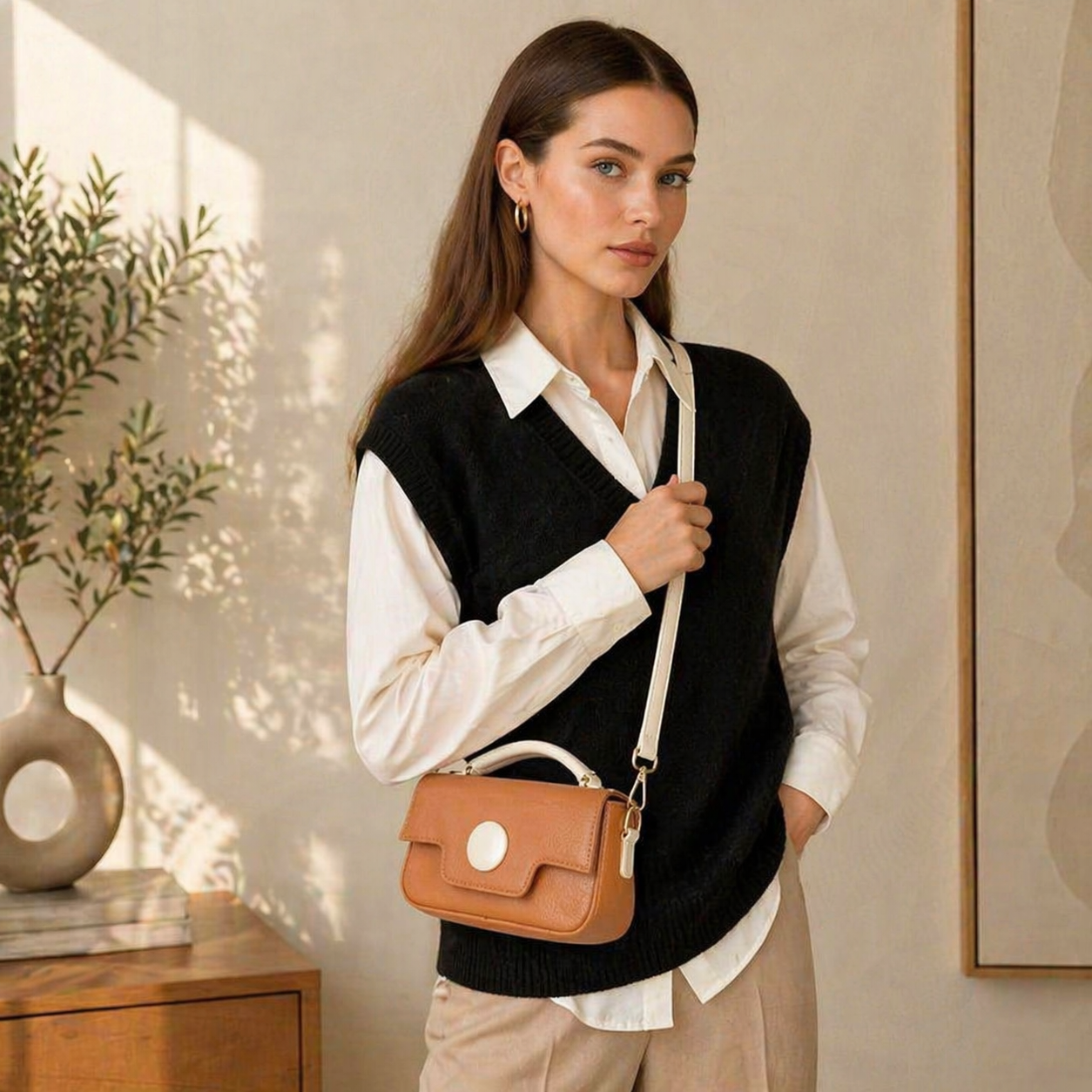 The dot satchel Crossbody bag