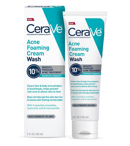 CeraVe Acne Foaming Cream Wash (Expiry) 06-2027