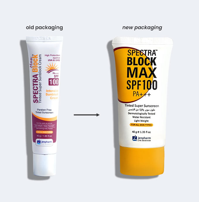 Jenpharm Spectra Block Max Tinted Super Sunblock Cream 40G