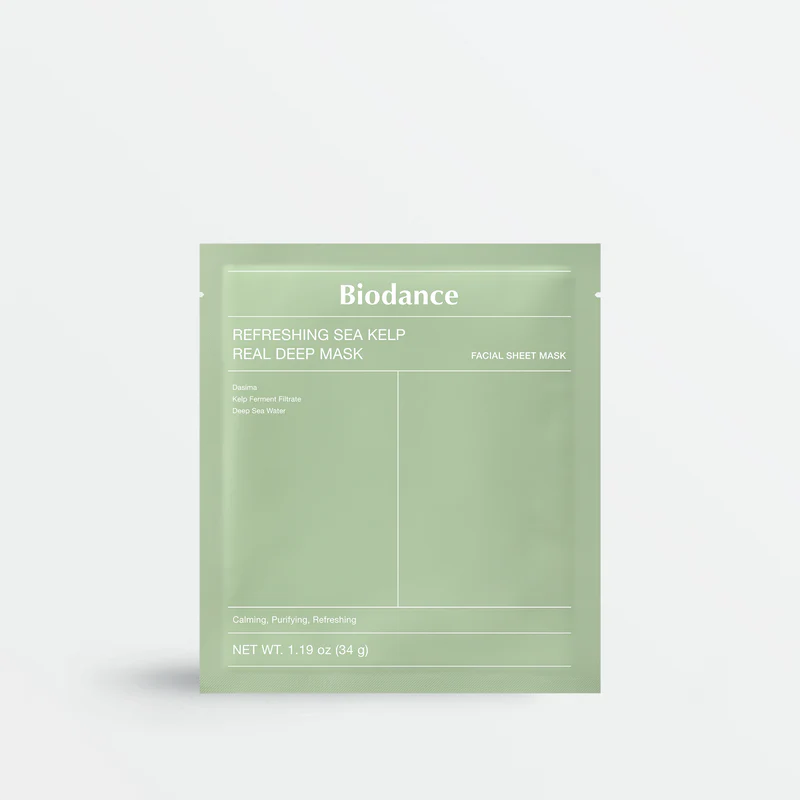Biodance Refreshing Sea kelp Real Deep Mask