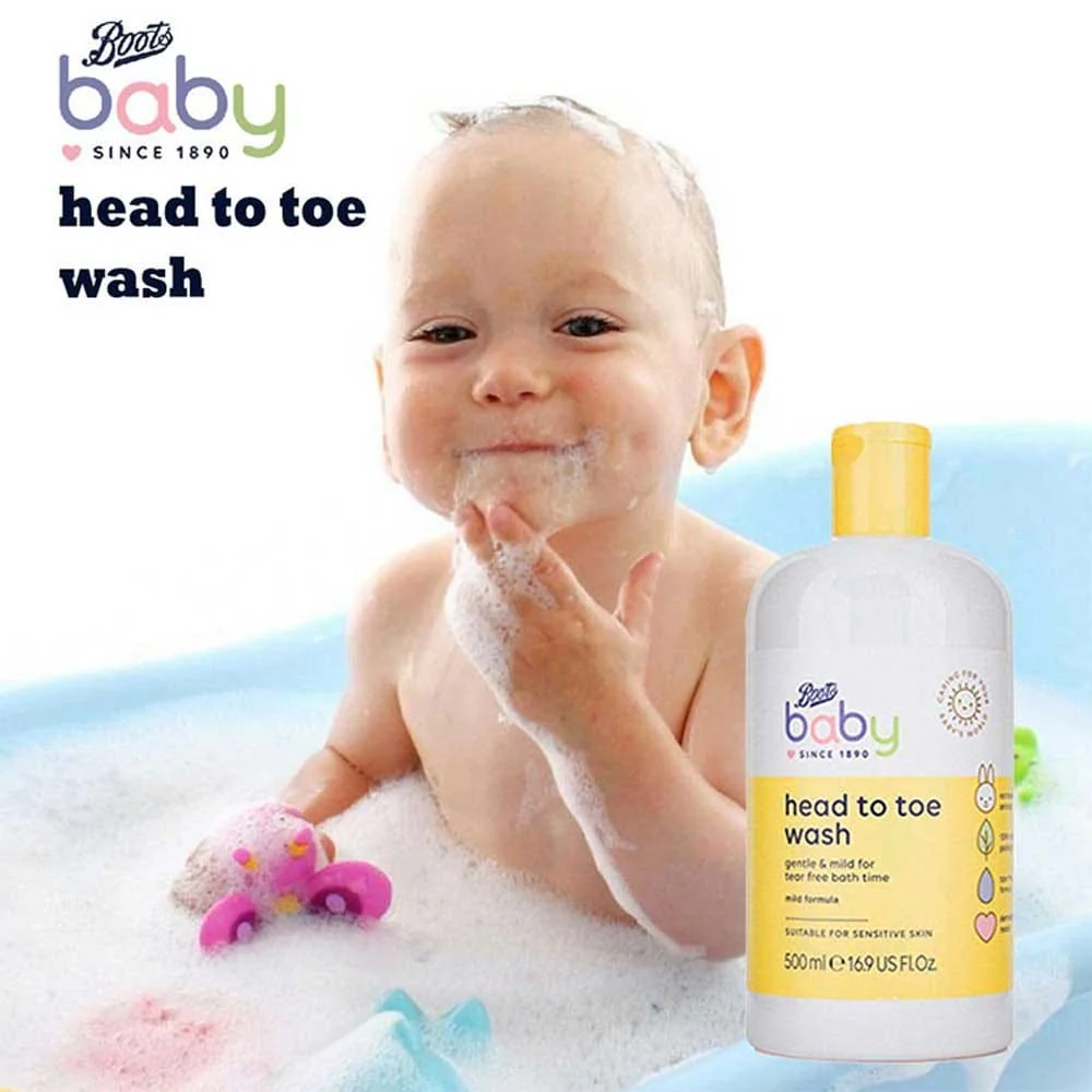 Boots Baby Head to Toe Wash Boots