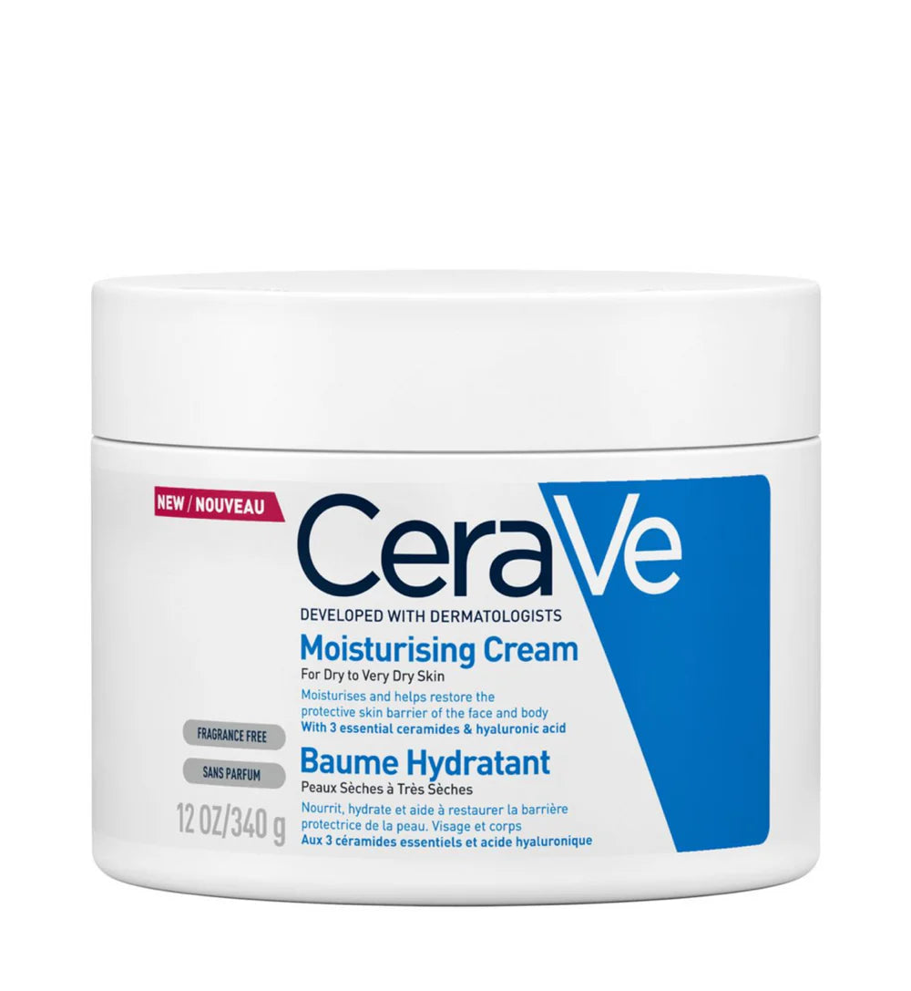 CeraVe Moisturizing Cream  (DRY TO VERY DRY SKIN)