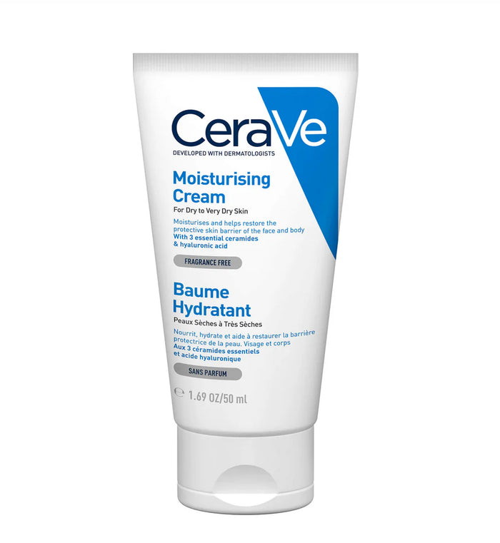 CeraVe Moisturizing Cream  (DRY TO VERY DRY SKIN)