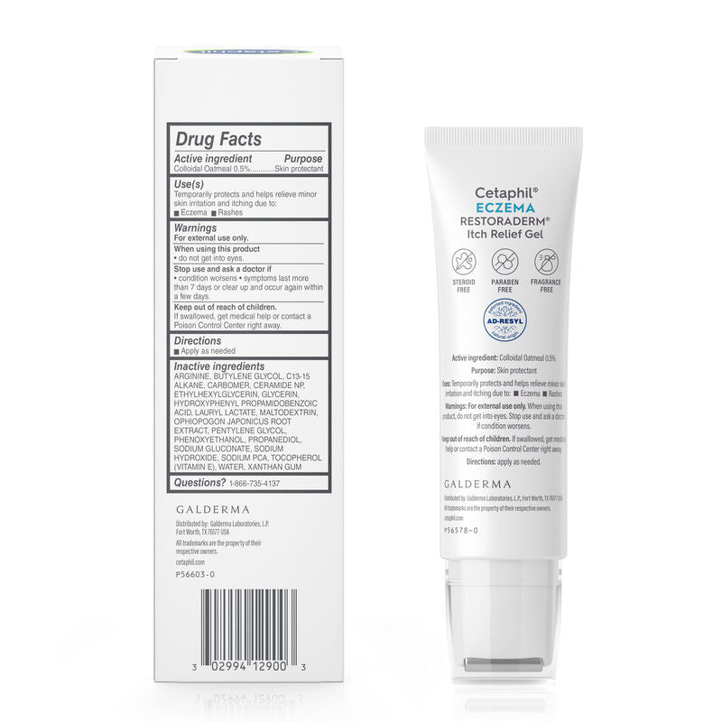 Cetaphil Eczema Restoraderm Itch Relief Gel Cetaphil