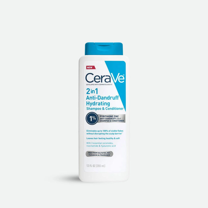 CeraVe 2-in-1 Anti-Dandruff Hydrating Shampoo and Conditioner