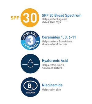 CeraVe AM Facial Moisturizing Lotion with SPF 30 (Exp 11/2025) Cerave