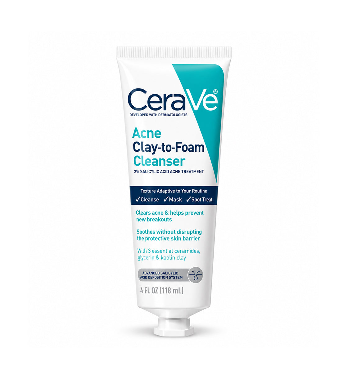 CeraVe Acne Clay To Foam Cleanser