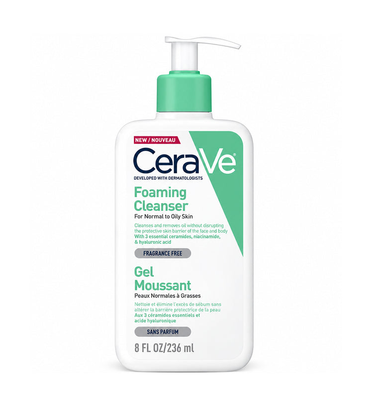 CeraVe Foaming Cleanser For Normal To Oily Skin (UK)