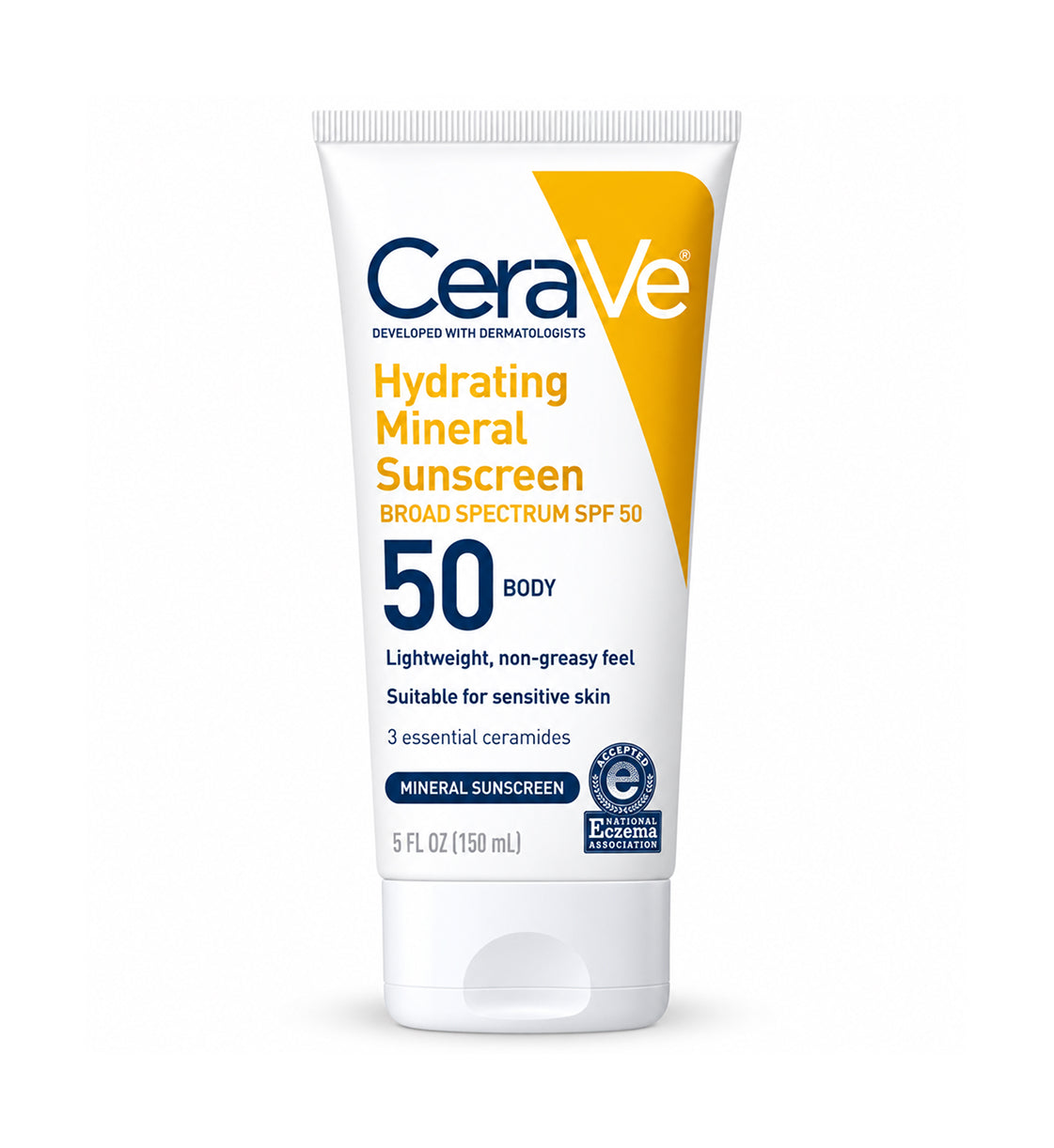 CeraVe Hydrating Mineral Sunscreen Body Lotion SPF 50